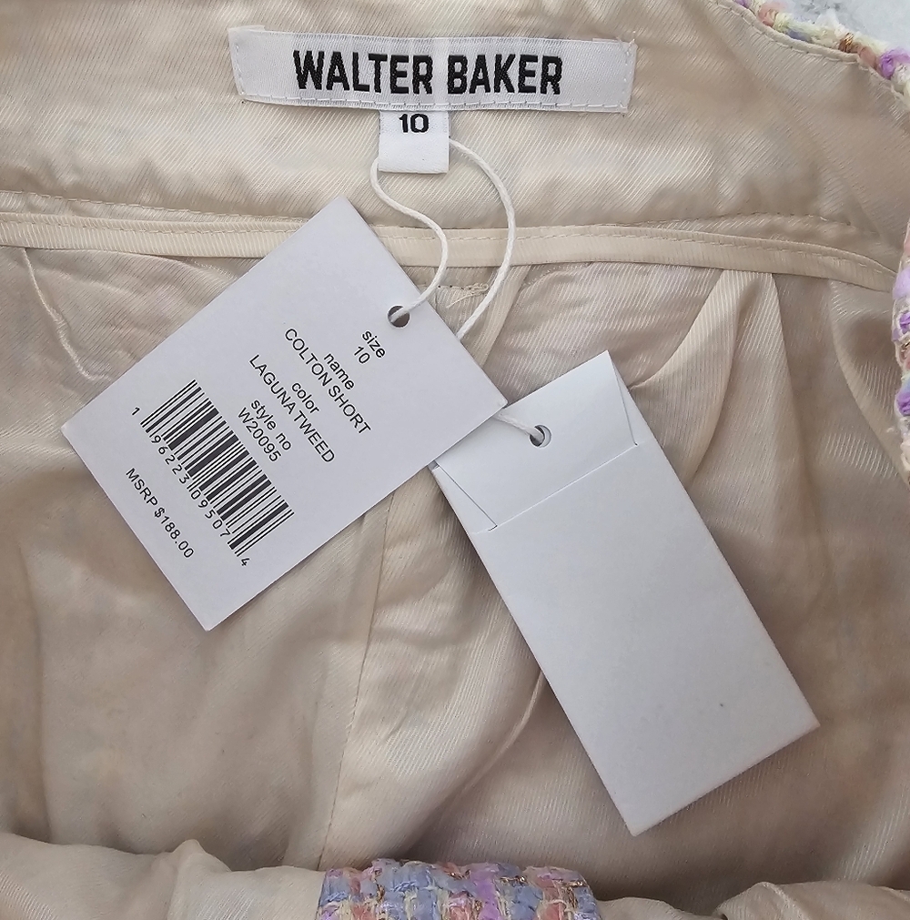 Walter Baker Colton Short Laguna Tweed Women Shorts 10 NWT - Picture 7 of 8